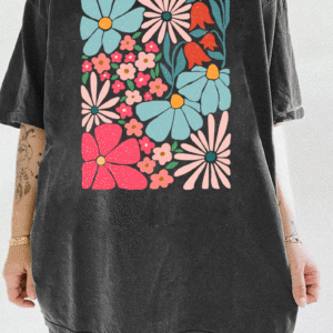Prismatic Floral Tide Tee