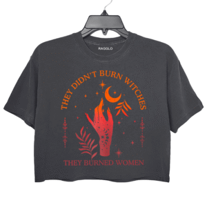 Witch Burn Truth Rebel Crop Top