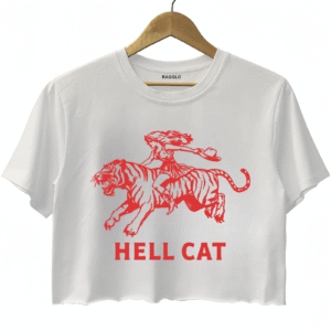 Hell Cat Crop Top