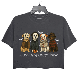 Spooky Paws Crop Top